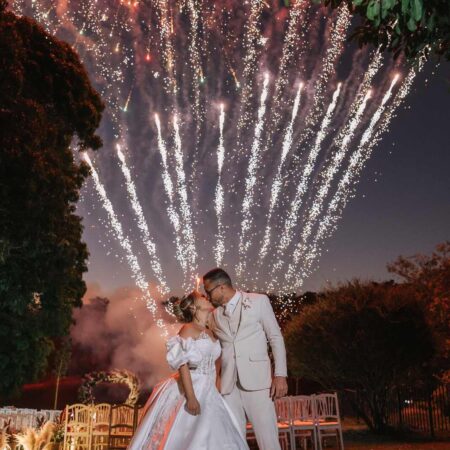 empresa de fogos de artificio para casamento