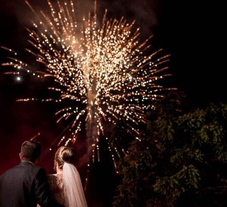 fogos casamento